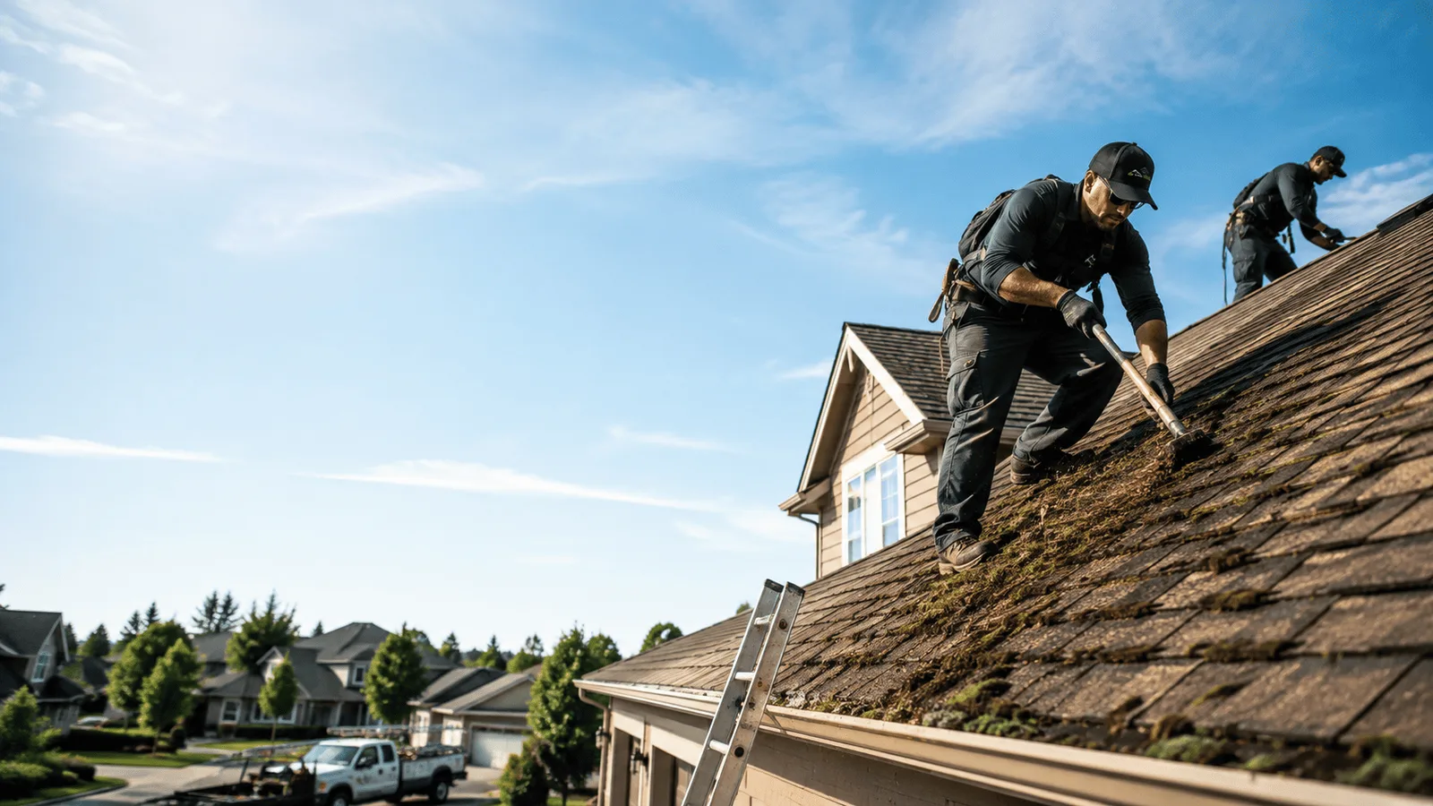 Roof Moss Removal in Pilot Point, TX near me